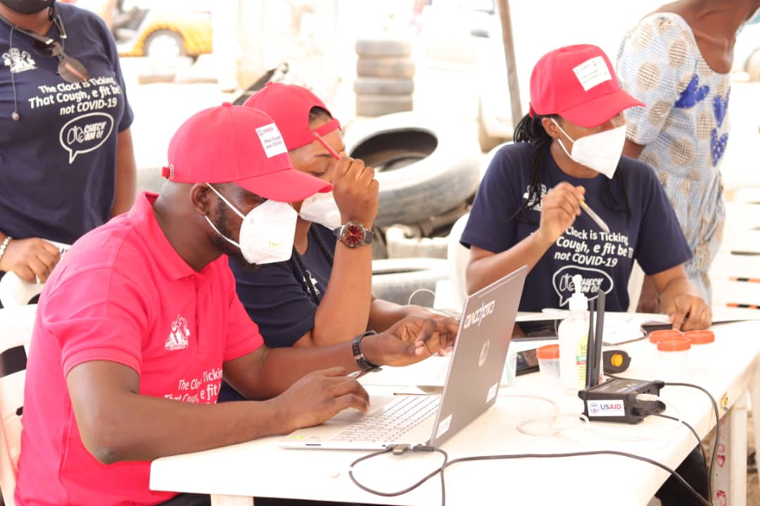NCDCgov's tweet photo. Today, we joined @NTBLCP1 for a community outreach in Lugbe, Abuja to carry out sensitisation of the public on tuberculosis and also provided free tests.

#TheClockisTicking #EndTBinNigeria 
#EndTB #WorldTBDay https://t.co/tYxGQN970O
