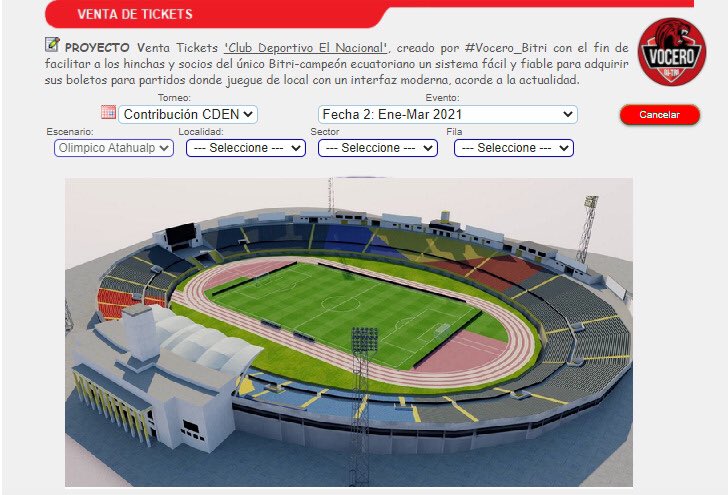 🔴🔴NO PARAMOS DE SOÑAR

👨🏻‍💻Como el #Hincha se merece, nosotros también empezamos la remodelación para #LlenarElEstadio en favor de #NuestroViejoAmigo‼️

#NoEstasSoloCampeon

📲APOYA AQUÍ bit.ly/TckCDEN

#AElNacionalLoLevantamosTodos
