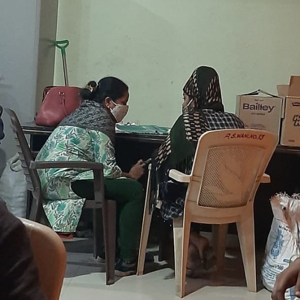 Freedom Firm staff (left) with Pushpa (right) in the police station after her rescue on March 9th. 

Our social workers continue to spend time with girls after they are rescued to give emotional support and make sure their physical needs are met.  More at freedomfirm.org/post/persevera…