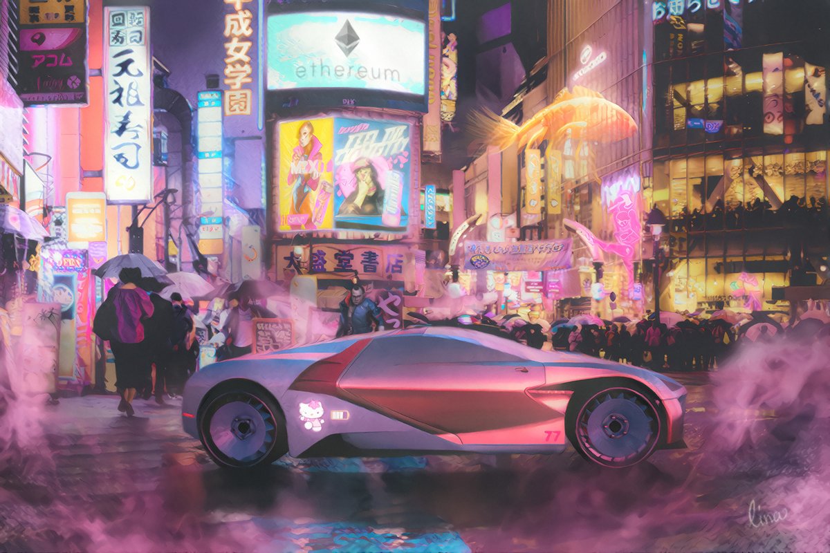 LFinnart's tweet photo. My recent work "City of dreams, city of gangs". #nft #NFTarts #cryptoartist #nftcollector https://t.co/DOHfTXmZOh