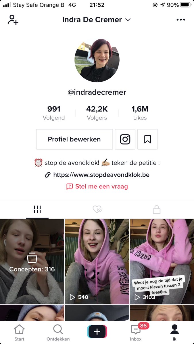 DeCremerIndra's tweet photo. STEUN DE PETITIE VAN TOM VAN GRIEKEN het is het waard om in mijn bio te staan  #tomvangrieken @tomvangrieken https://t.co/sWZhzJ1q9q