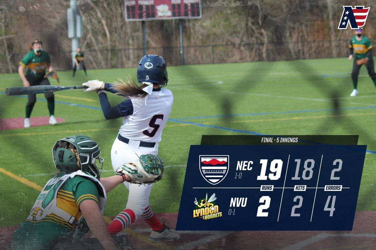 NEC_Athletics's tweet photo. .@NECPILGRIMSSB has an offensive explosion in game one of the year #GoGrims #Forward #d3sb #d3softball https://t.co/nPpEUSwIPz