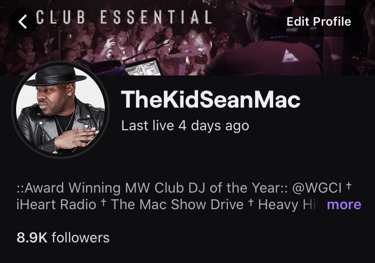 SeanMacnificent's tweet photo. Almost 9k followers on twitch in just 5 month... that’s wild. #ClubEssential 🔥 https://t.co/m33pytYMKa