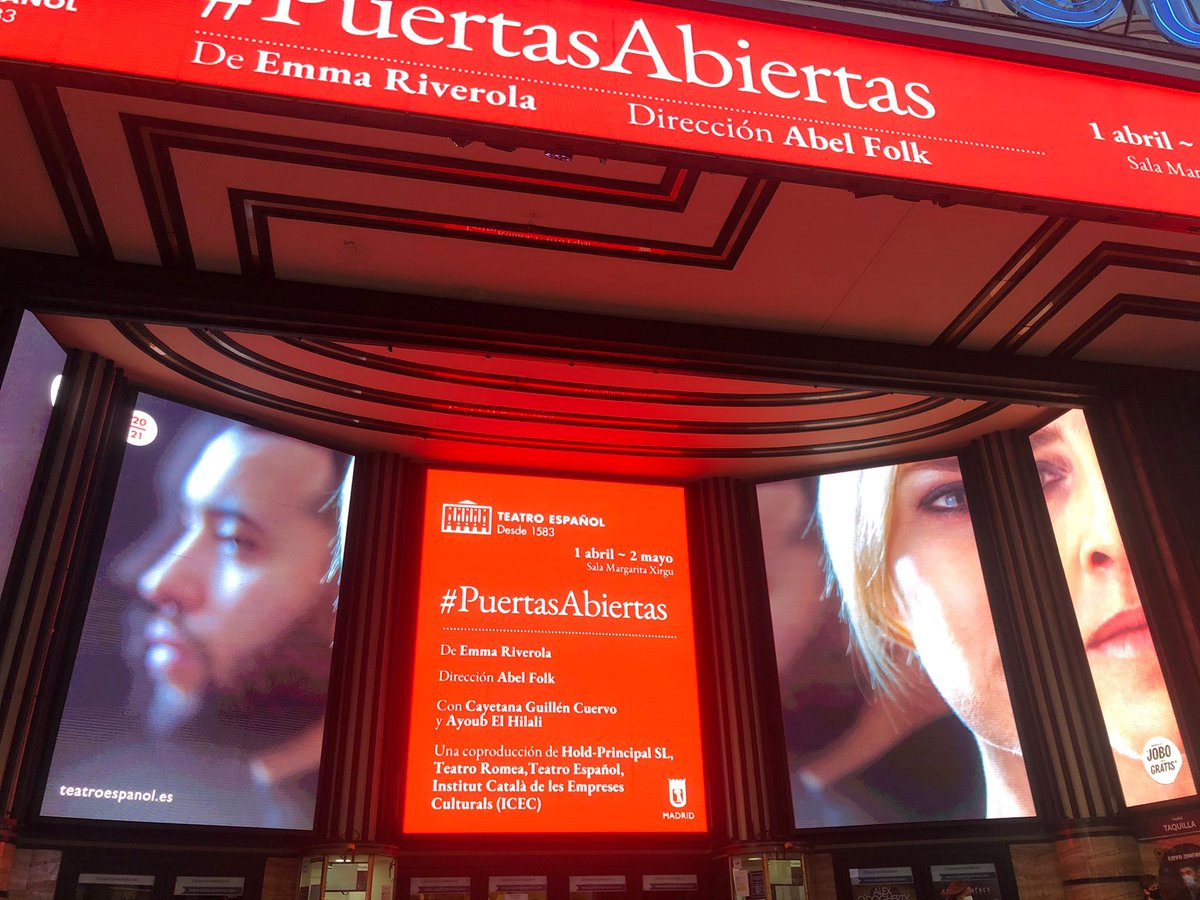 Y que sepáis que ya podéis comprar las entradas para #PuertasAbiertas en la página web del <a href="/TeatroEspanol/">Teatro Español</a>. Qué ganas de verte <a href="/cayetanagc/">Cayetana Guillèn-Cuervo</a>.
#CayetanaEH