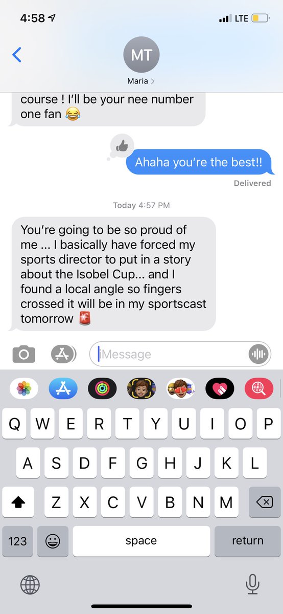 We need more reporters like @MariaTrivelpie1 giving the @NWHL love! Hope that angle has something to do with the <a href="/TheTorontoSix/">Toronto Six 🏆</a> 😎