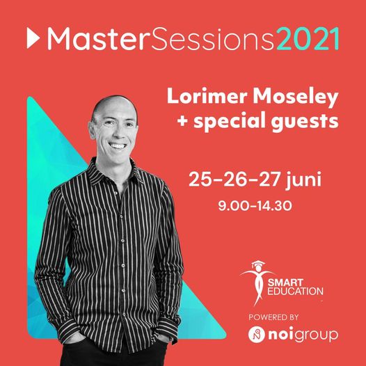 A massive 16.5 hours of cutting-edge pain science and clinical application with 4 of the world’s pain super stars? Claim your spot!
Lorimer Moseley 🌟David Butler 🌟Mark Hutchinson 🌟Tasha Stanton 🌟
smarteducation.be/cursus/noigrou… 
(DM for help with registration)
#noigroup #painscience