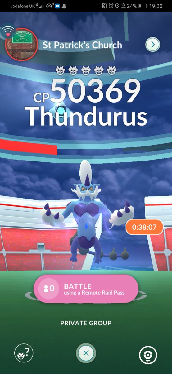 Readymee's tweet photo. Thundurus raid now. Add me and be online :) 
9843 5459 1984

#PokemonGOraid #PokemonGOraid #PokemonGO #Thundurus #PokemonGOCommunityDay (Please be level 35+) https://t.co/mlBSkrVvwV