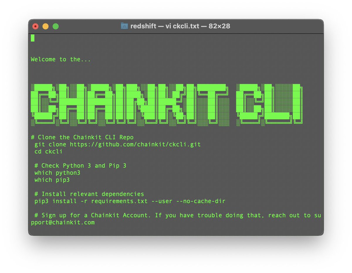 RedShifting's tweet image. Nerding out today working on the @chainkit CLI tool written to harden @github repos against #cyberattacks  via the Chainkit API.

ASCII art courtesy of fsymbols.com/text-art/