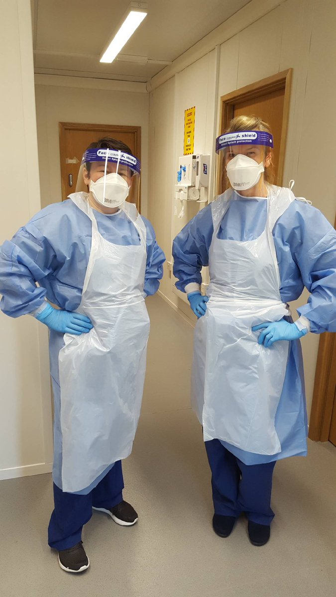 LancsResearch's tweet photo. A fantastic collaboration between the staff #COVID19 screening team @LancsHospitals Elaine Walsh &amp; specialist research nurse Mandie Alty @LancsResearch this morning in the new COVID Research Pod @ Royal  Preston Hospital @MarkVerlander @ChampionsLancs Great work #whywedoresearch https://t.co/WOhTfoGCY2