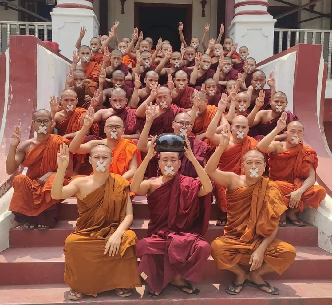 ZinmayLay24's tweet photo. Dear World,
Today is nationwide SILENCE  STRIKE. No people outside, no cars driving on street, no businesses running.
Silence shall be our loudest cry war!
SILENCE REVOLUTION                       #SilenceStrike #silencestrikeyangon #silencestrikecampaign #WhatsHappeningInMyanmar https://t.co/RbRN422P17
