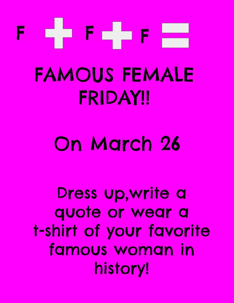Sorry <a href="/MrsZachow/">Mrs. Zachow</a>! Forgot to add the flier!