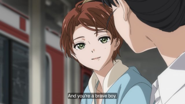 kerolucio's tweet photo. wonder egg priority   //

can we get more trans relationships like this please please https://t.co/PPKxdiWQPG