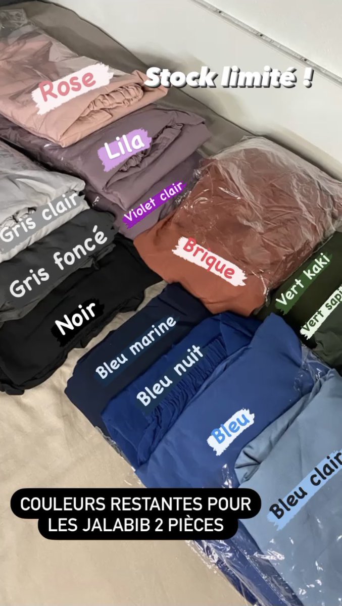 keepyourmodesty's tweet photo. Stock limité pour les Jalabib 2 pièces, jupe, manches élastiques à 18€50 n’hésitez pas ! https://t.co/k0yKNTQRdW
