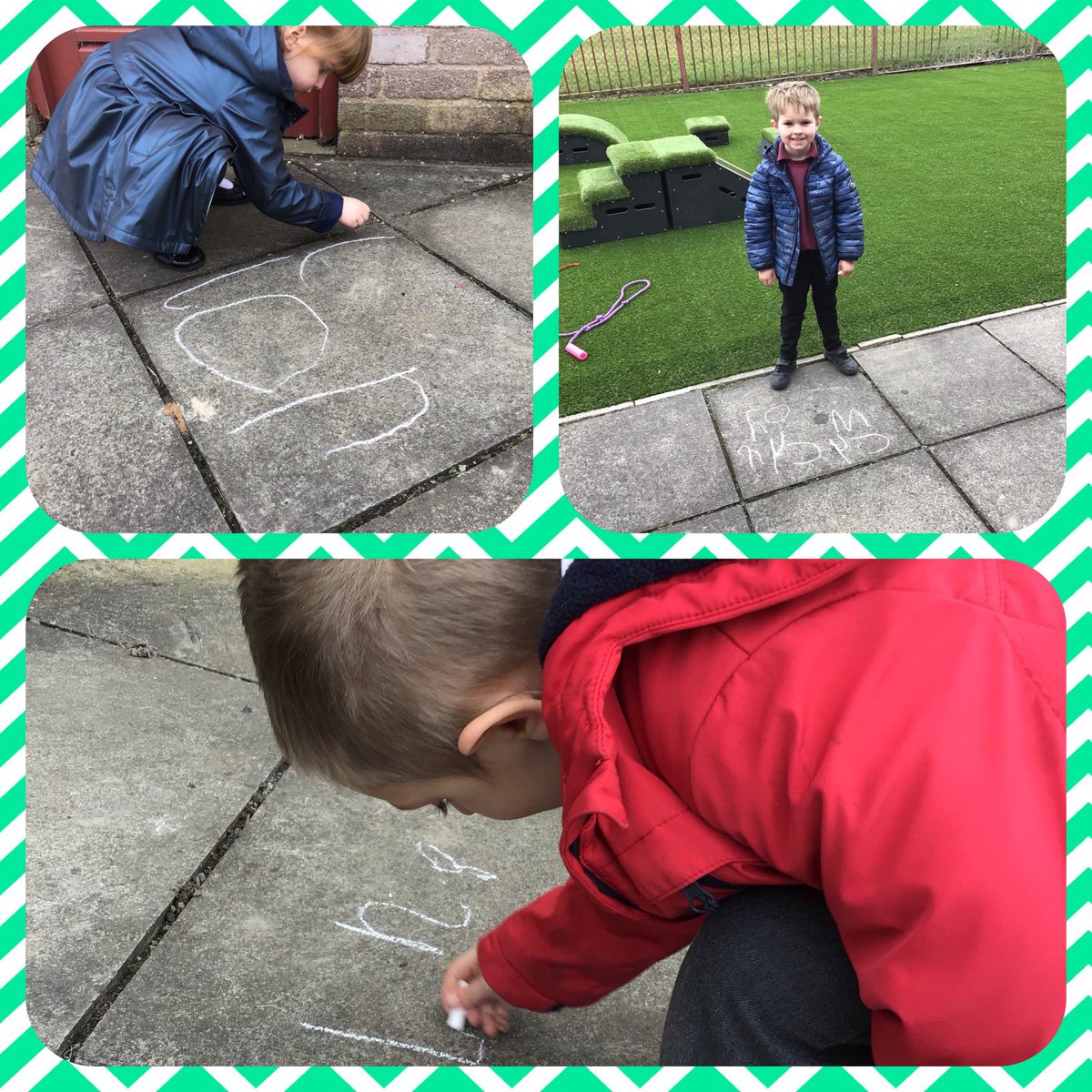 HCASchool's tweet photo. Our paths are now filled with the phonemes we have been learning https://t.co/7qOiuroT3Q