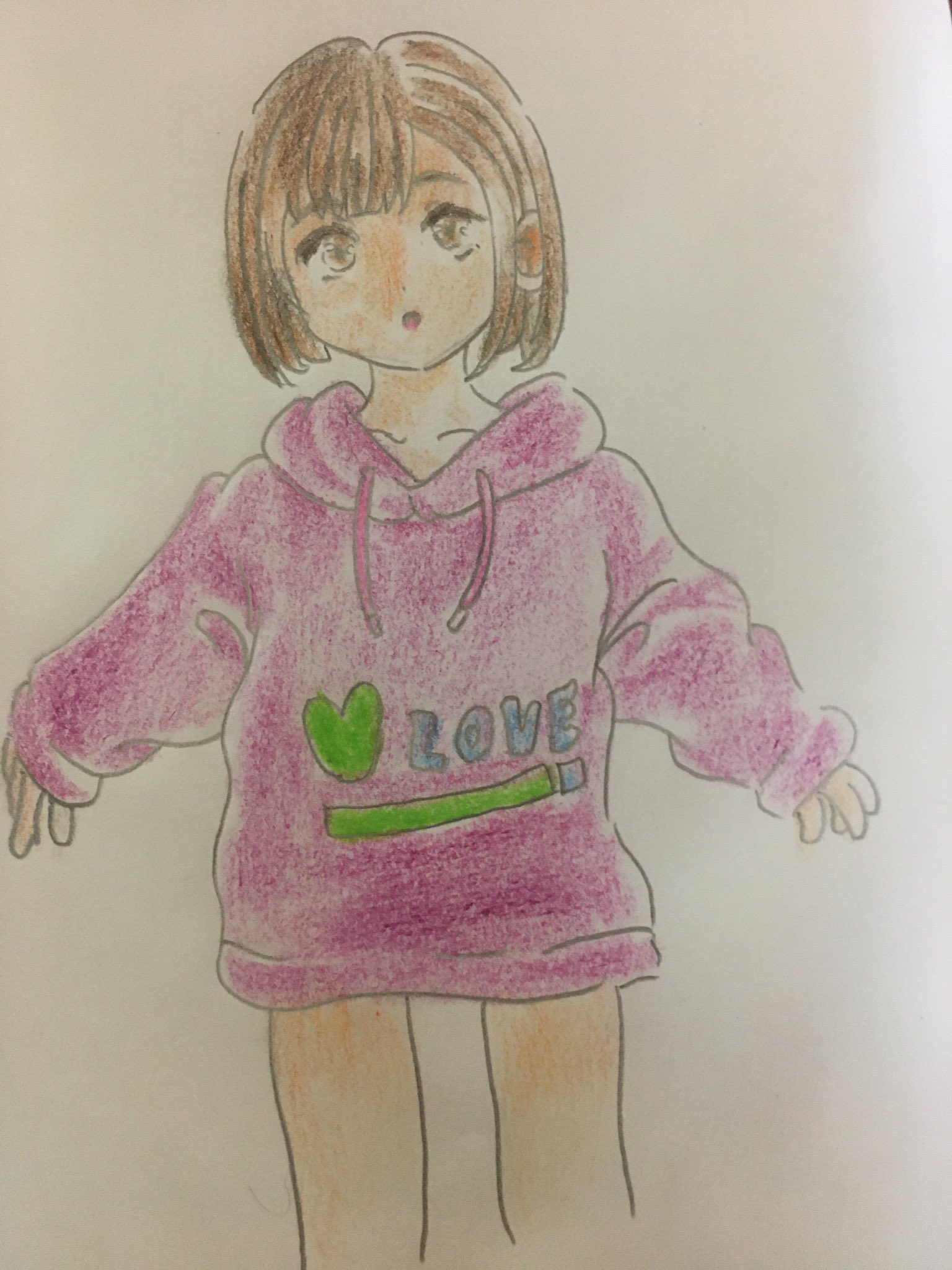 ノブユキ 固ツイよろしくね 在 Twitter 上 朝一イラスト パーカーの女の子は可愛いくて イラスト 女の子イラスト パーカー T Co Ma5m0pi6h9 Twitter