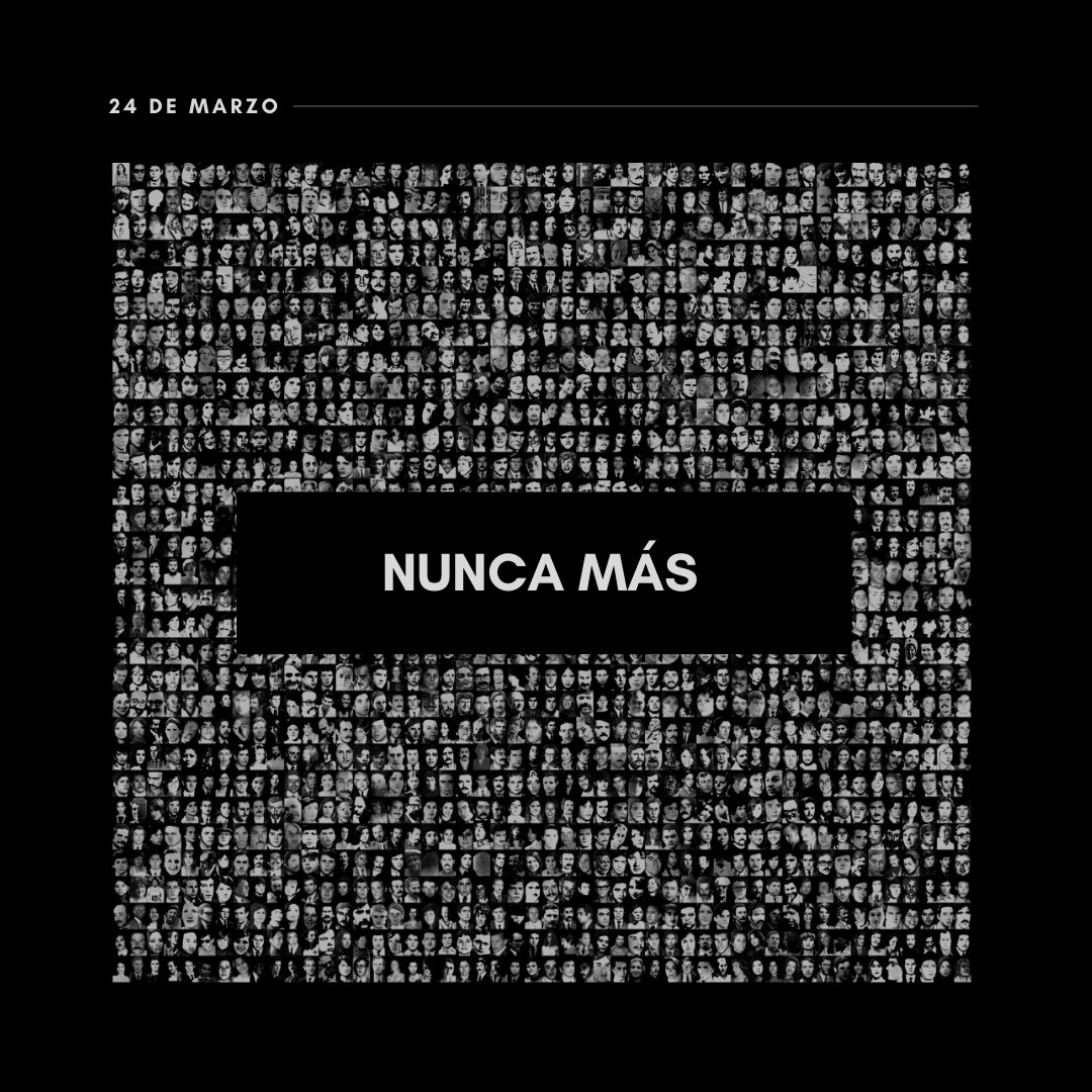 FlorMontenegrok's tweet photo. Hoy y siempre, decimos #NuncaMas https://t.co/wxHngwENrc