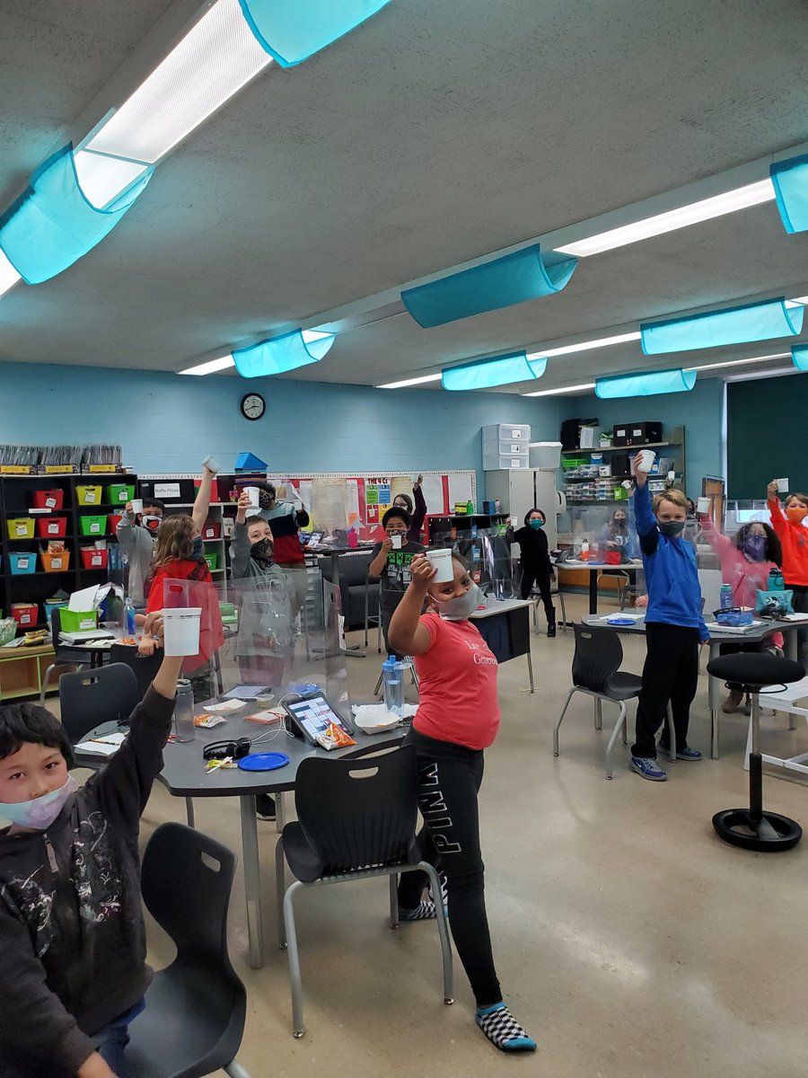 flourishIN4th's tweet photo. Red &amp; Blue Writing Party! Students read and gave feedback on informational books from both classes.  Food was based on soldiers' rationed foods like salted beef, fish, beans, and even "fire cake." We also had a "tea party." https://t.co/qMV8bkt7AW