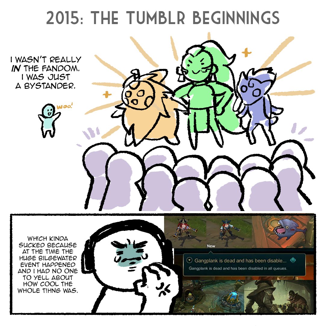 my league of legends journey as a fanartist (1/?)
2015 