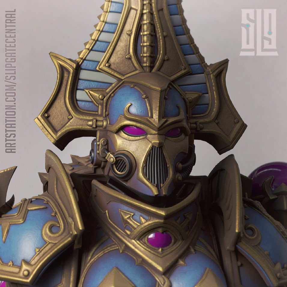 slipgatecentral's tweet photo. Texturing wip, some day I'll finish it.  Warhammer 40k  fan-art. 
.
#SubstancePainter https://t.co/3nCST5wSYl