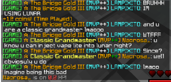 L4MPIX's tweet photo. This guy literally hackusated me, then he defeated me and said nothing, added me to my ignore list, and then said this.
#toxic #hypixel #bedwars #minecraft #toxicity #hackusated https://t.co/FU2zeNnL7H