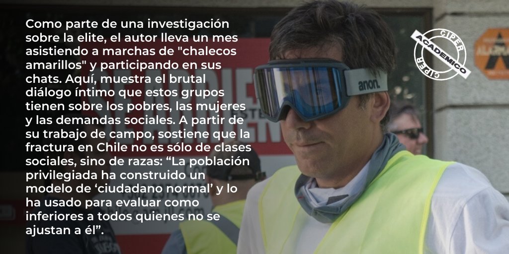 ricgreene's tweet photo. Estuve haciendo etnografía en grupos del rechazo durante el estallido. Conocí a una derecha extrema que no veía problema en llamar al genocidio o a violar mujeres, pero que consideraron imperdonable que yo lo haya narrado. 

Me acordé de @izkia, a propósito de prioridades. https://t.co/AAgNMXhO19