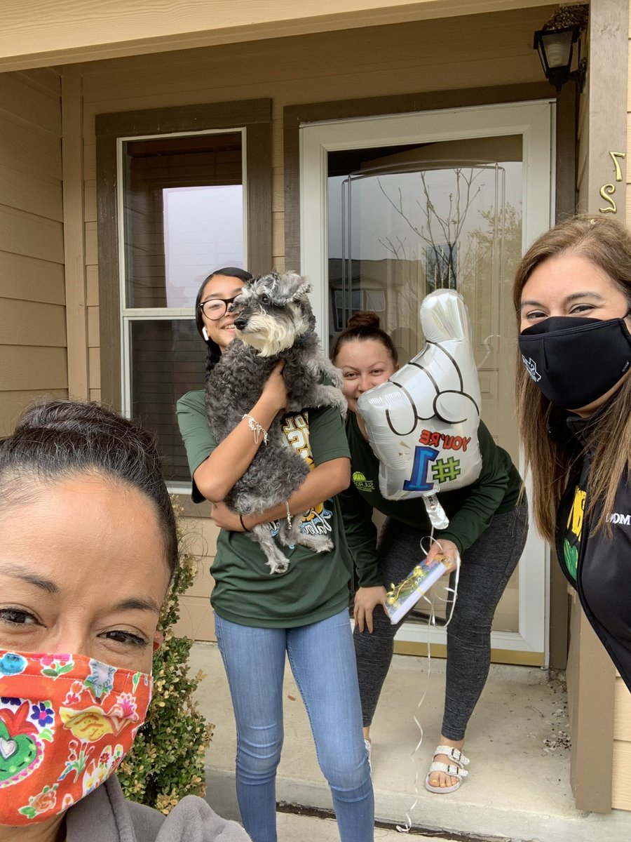 gamy269_amy's tweet photo. My cup runneth over! Today we visited and congratulated our Scholars who applied and were accepted into NISD magnet schools. #TheirSmiles #MySoulNeededThis #SelfCare @NISDRoss @cgmorenoNISD @NISD_AVID @AVIDExcel https://t.co/XCQjDmpP9n