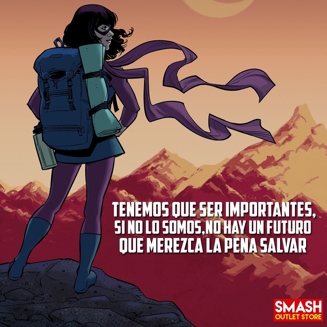 SmashOutlet's tweet photo. Que merezca la pena salvar 🦸🏼♀️✨
#SmashOutletStore #Marvel #MarvelCómics #MsMarvel #Cómics #FraseDelDía #FelizMiércoles #QuédateEnCasa #MundoFriki #FrikiPlaza https://t.co/PMmu7niQoS