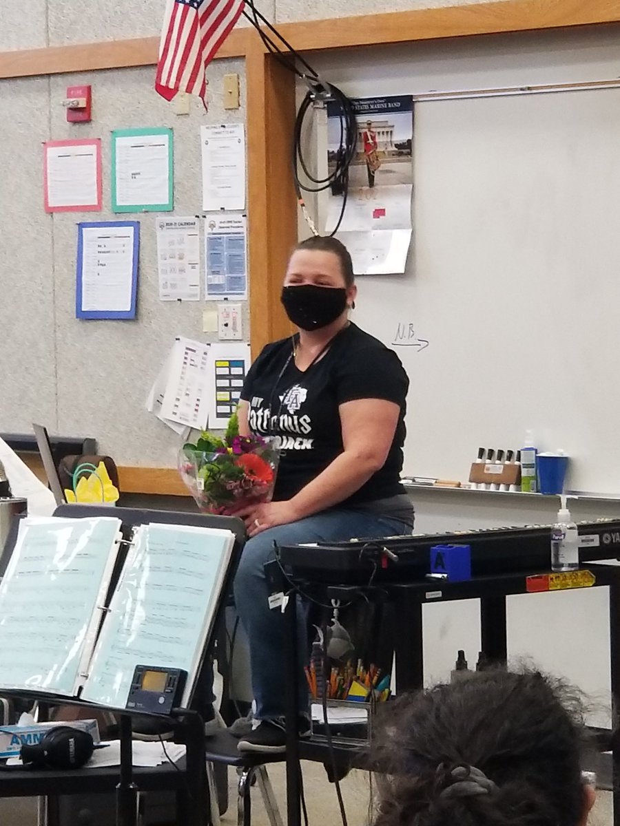 Incredibly proud to share that our amazing CRMS Band director, Amy Allison, and the band program were presented the 2021 Texas Bandmasters Association Exemplary Band Program Award today which only goes to 1 MS program in all of TX! Congratulations Amy! #1LISD
<a href="/vhsband/">Vandegrift Band & Vision Dance Company</a> <a href="/LeanderISD/">Leander ISD</a>