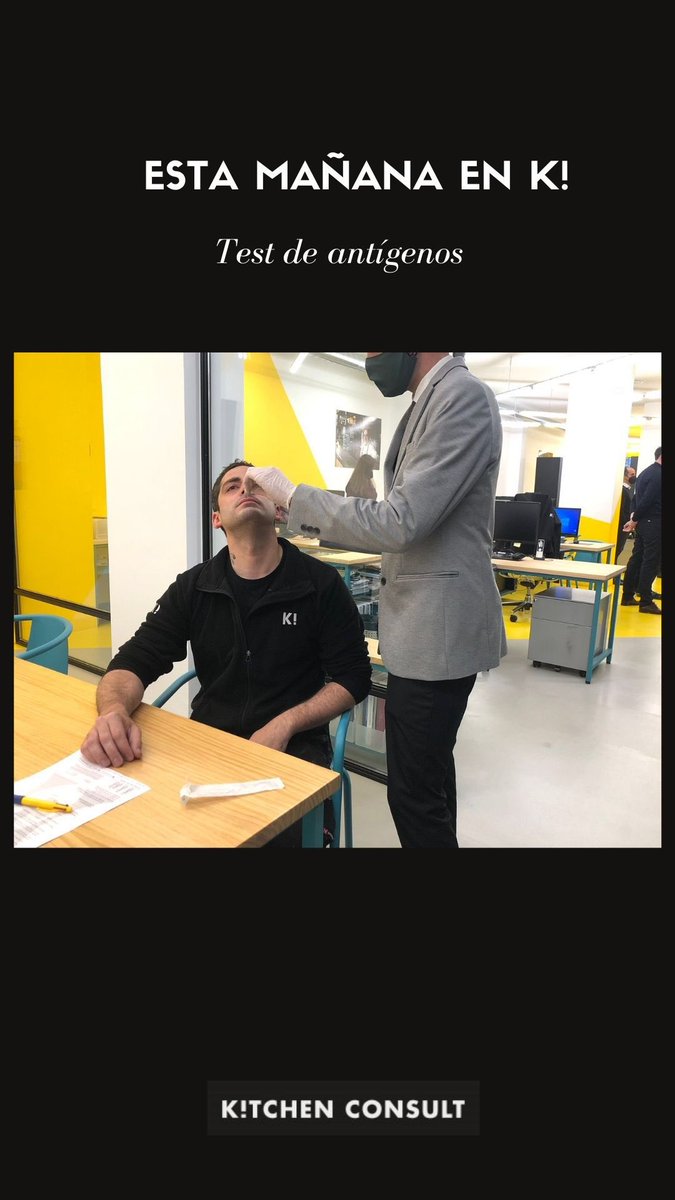 kitchenconsult_'s tweet photo. Hoy a primera hora todo el equipo K! ha pasado por antígenos....
#EquipoK! https://t.co/7Kv9qtCnCv