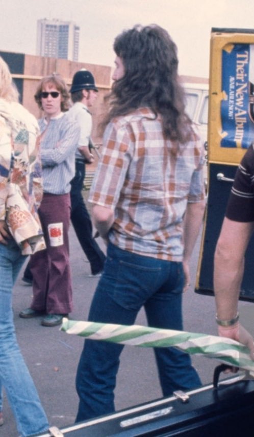 70sjulie's tweet photo. john deacon serving us cake https://t.co/hrxusbDaSp