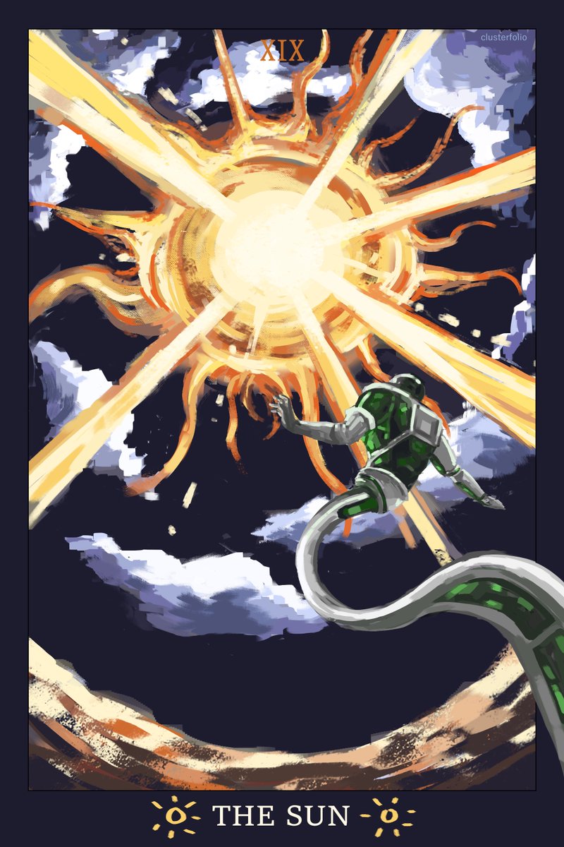 clusterfolio's tweet photo. THE SUN [XIX]

so glad to have contributed to this deck with everyone @jjbatarot :-) go check out all the cards!

#jjba #jjbafanart https://t.co/KKsPmsN8Al