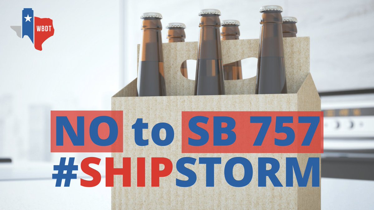 wholesalebeertx's tweet photo. SB 757 creates a safety #ShipStorm in Texas, creating an environment where alcohol can easily fall into the wrong hands.

#txlege https://t.co/kcVHEiD8QP