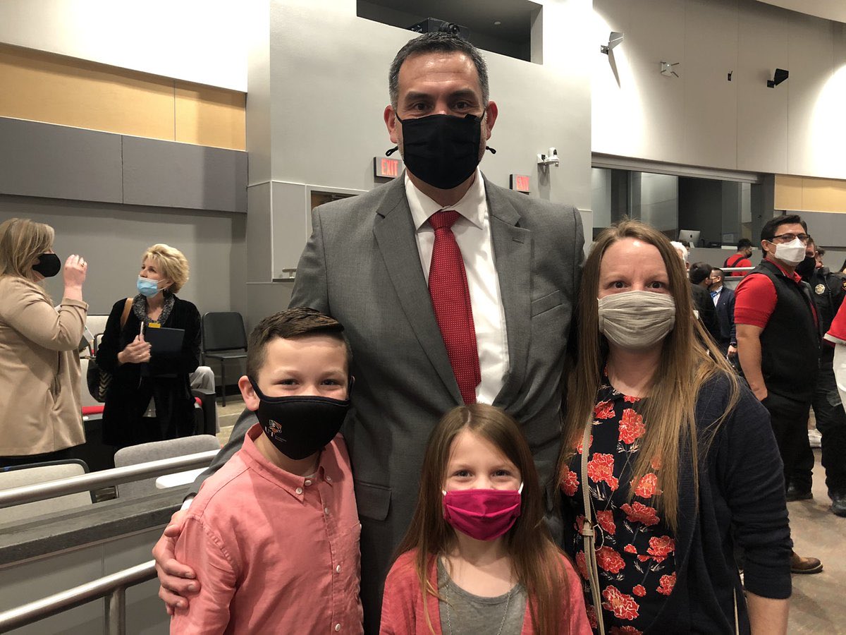 Extremely happy and excited for my good friend ⁦<a href="/CoachOrtiz1/">CoachOrtiz</a>⁩! He did a great job for the ⁦<a href="/TCHSFootball/">TCHS Falcon Football</a>⁩ and this is well deserved. He will do a great job leading the Broncho’s and the young men of that program. #Buildit #FalconPride