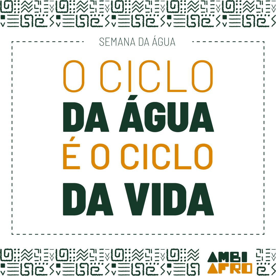 ambiafro's tweet photo. Dia 22 de março é comemorado o Dia Mundial da Água. E essa semana a #Ambiafro vai falar um pouco sobre isso. Vem com a gente! 

https://t.co/Ra6MNz9Lr7 https://t.co/QL4tAohT2r