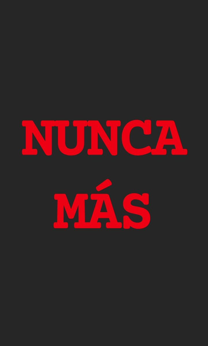 Ni olvido, ni perdón. #NuncaMas #45AnosDelGolpeGenocida
