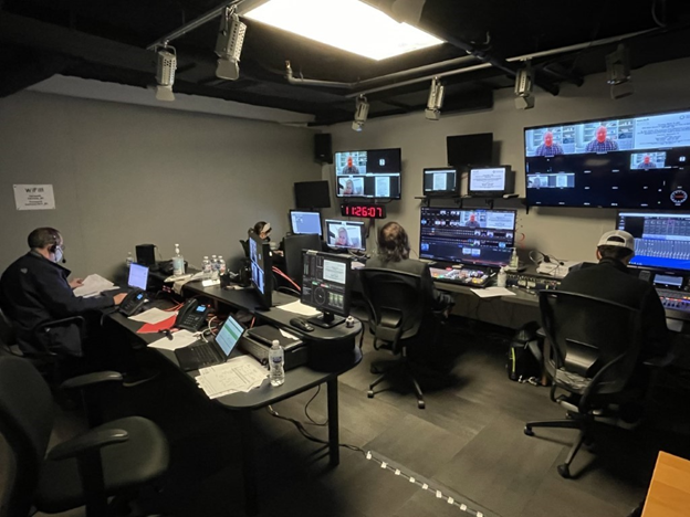 straussmedia's tweet photo. Masks on! Our Strauss Media team is hard at work orchestrating yet another successful #SatelliteMediaTour. Our team of industry experts can get you and your organization the #publicity it needs. When you have been doing something for 25 years, you tend to get pretty great at it! https://t.co/HOnLRAWNiI