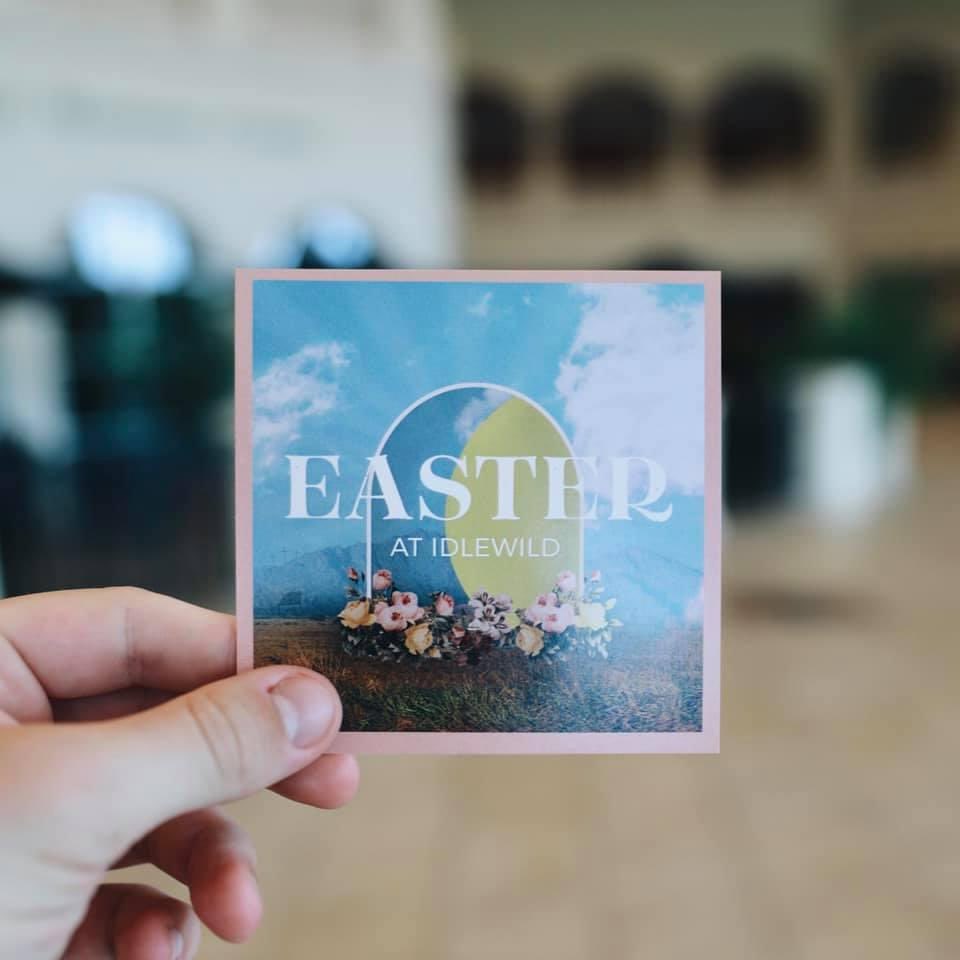 idlewildchurch's tweet photo. Who are you inviting to our Easter services? Grab some invite cards this week, and invite your one! https://t.co/r56mPk3VPI https://t.co/wvuQhEmkUX