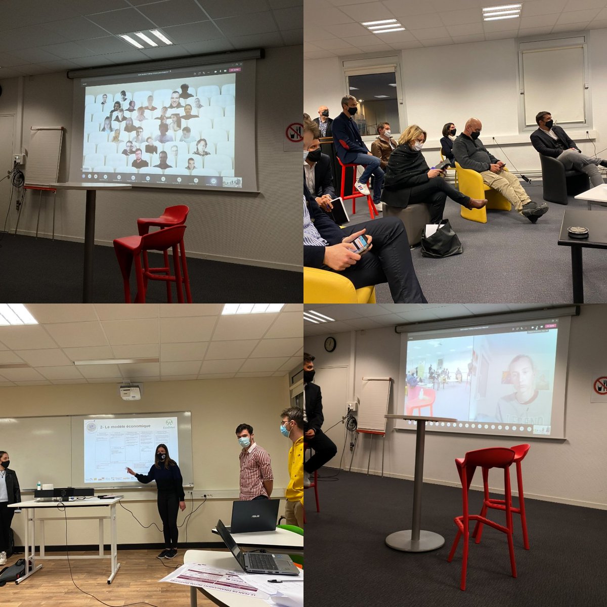 #24HPE bravo aux étudiants de <a href="/IUTRennes/">IUT de Rennes</a> pour la qualité de leurs projets construits en si peu de temps 👏🏻👏🏻Une belle organisation, des échanges riches et beaucoup de partage. L'entrepreunariat à de beaux jours devant nous <a href="/L_Quatreboeufs/">Laure Quatreboeufs</a> @PEPITE_BRETAGNE <a href="/CMB_DD35/">Crédit_Mutuel_DD35</a> <a href="/CMB_UT_BRUZ/">CMB UT BRUZ</a>