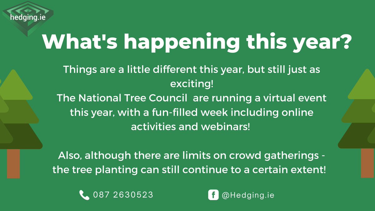HedgingIe's tweet image. #3: Whats happening this year for #NationalTreeWeek2021?