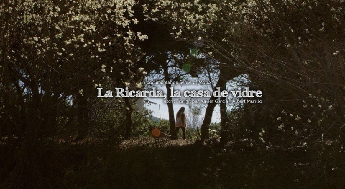 XaviOzu's tweet photo. “La Ricarda, la casa de vidre” (@casadevidre) (2013) documental dirigido por Xavier García (@XaviOzu) y Albert Murillo (@little_wall) / Producido por Elena Torrent y por Sense of Motion (@sensemotion). Gracias por todo @VictoriaBonet! Dedicado a Antonio Bonet Castellana ❤️⭐️🙌 https://t.co/nShAnYypMv