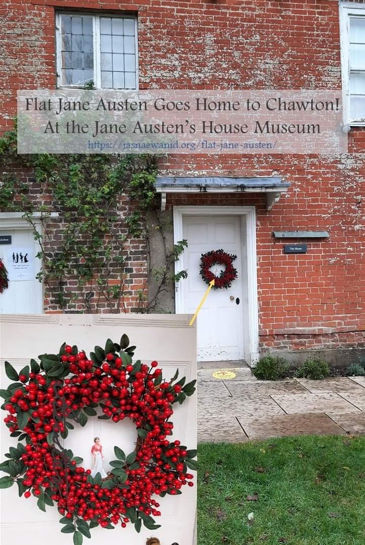 JASNA_EWANID's tweet photo. Our #FlatJaneAusten Project has been going since Aug. 2020. In that time, @FlatJaneAusten (FJA) has visited 40 places in 20 U.S. States, 3 Canadian provinces, Germany, &amp; England. She returned to @JaneAustenHouse over the holidays &amp; is staying in  @ChawtonHouse! #JaneAusten https://t.co/8Tm6xQxnll