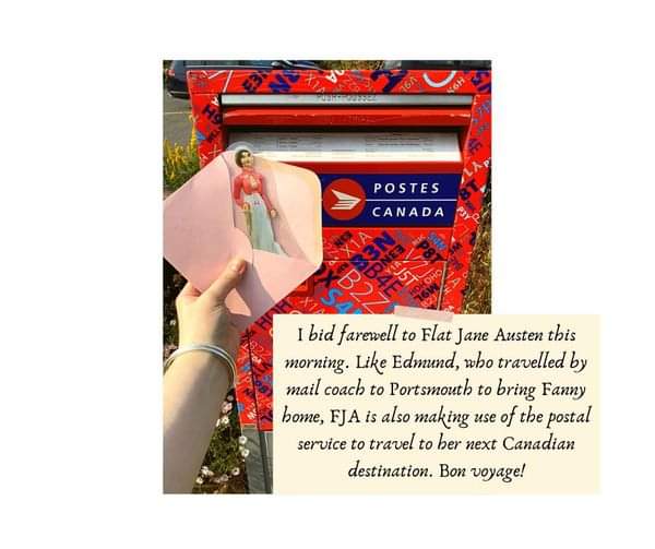 JASNA_EWANID's tweet photo. Our #FlatJaneAusten Project has been going since Aug. 2020. In that time, @FlatJaneAusten (FJA) has visited 40 places in 20 U.S. States, 3 Canadian provinces, Germany, &amp; England. She returned to @JaneAustenHouse over the holidays &amp; is staying in  @ChawtonHouse! #JaneAusten https://t.co/8Tm6xQxnll