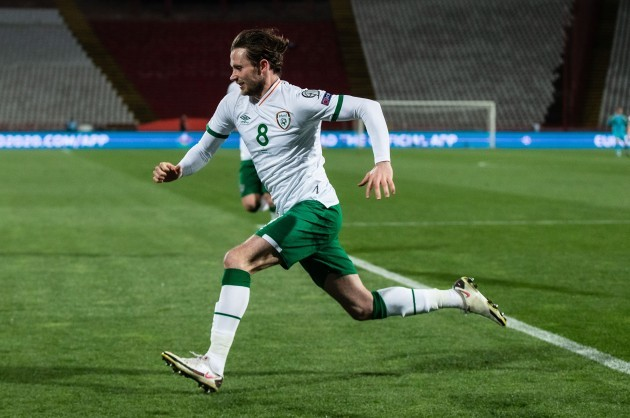 IrelandRadar's tweet photo. Not the result we all wanted but let's not forget the positives 🇮🇪⚽️👊

👉 Two goals scored away from home against a good side

👉 Big performances from young men like Josh Cullen, Dara O'Shea and Jayson Molumby 

👉 Looked comfortable for long periods in a new formation

#COYBIG https://t.co/twLNI6GGnL