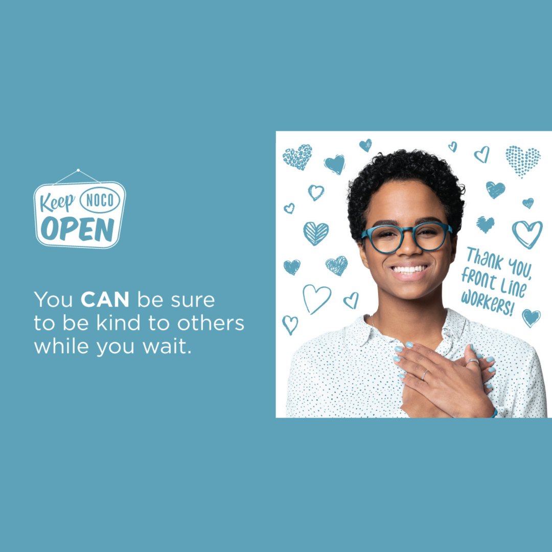 FoCoChamber's tweet photo. We can always choose kindness 💙
#KeepNoCoOpen #BeKind https://t.co/RsOmmGtTAK