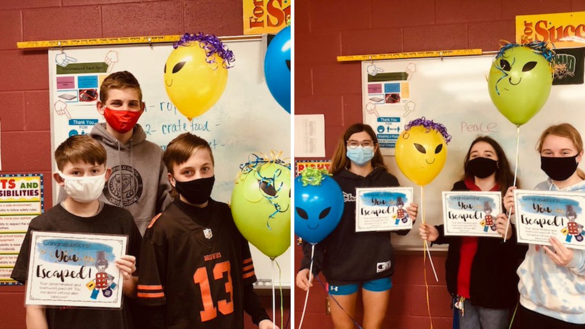 Students in the Rushville Middle School career class were up for the challenge when they completed this exciting Escape Room with an EFCTS representative. They completed puzzles that covered career and college readiness, college terminology, and soft skills! #OurFocusYourFuture