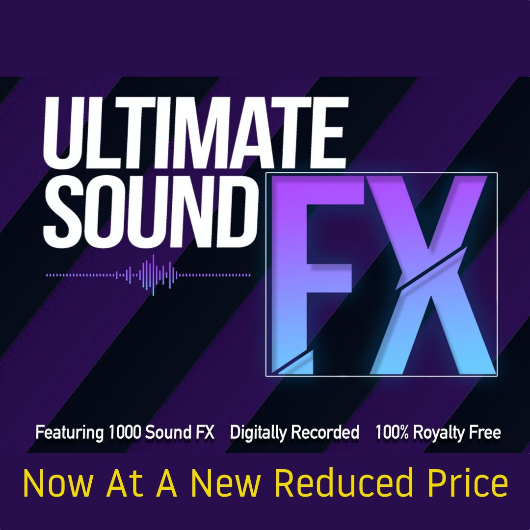 The Ultimate Sound Effects Library - Perfect for use in commercials, podcasts, video and more - is now available at a reduced price of just $99.00.

See the track list and listen to a demo here:

radioexpress.com/the-ultimate-s… 

#soundfx #radio #imaging