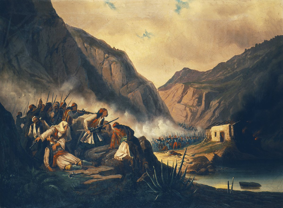 ILoveGreecegr's tweet photo. Θεόδωρος Βρυζάκης (1814-1878)
"Η μάχη στα στενά των Δερβενακίων "
#1821ελλας2021 #200χρονια #25ηΜαρτιου #Επανασταση1821 #Greece2021 #Greece200years #GreekIndependenceDay 🇬🇷 https://t.co/nU4tOGTBlK