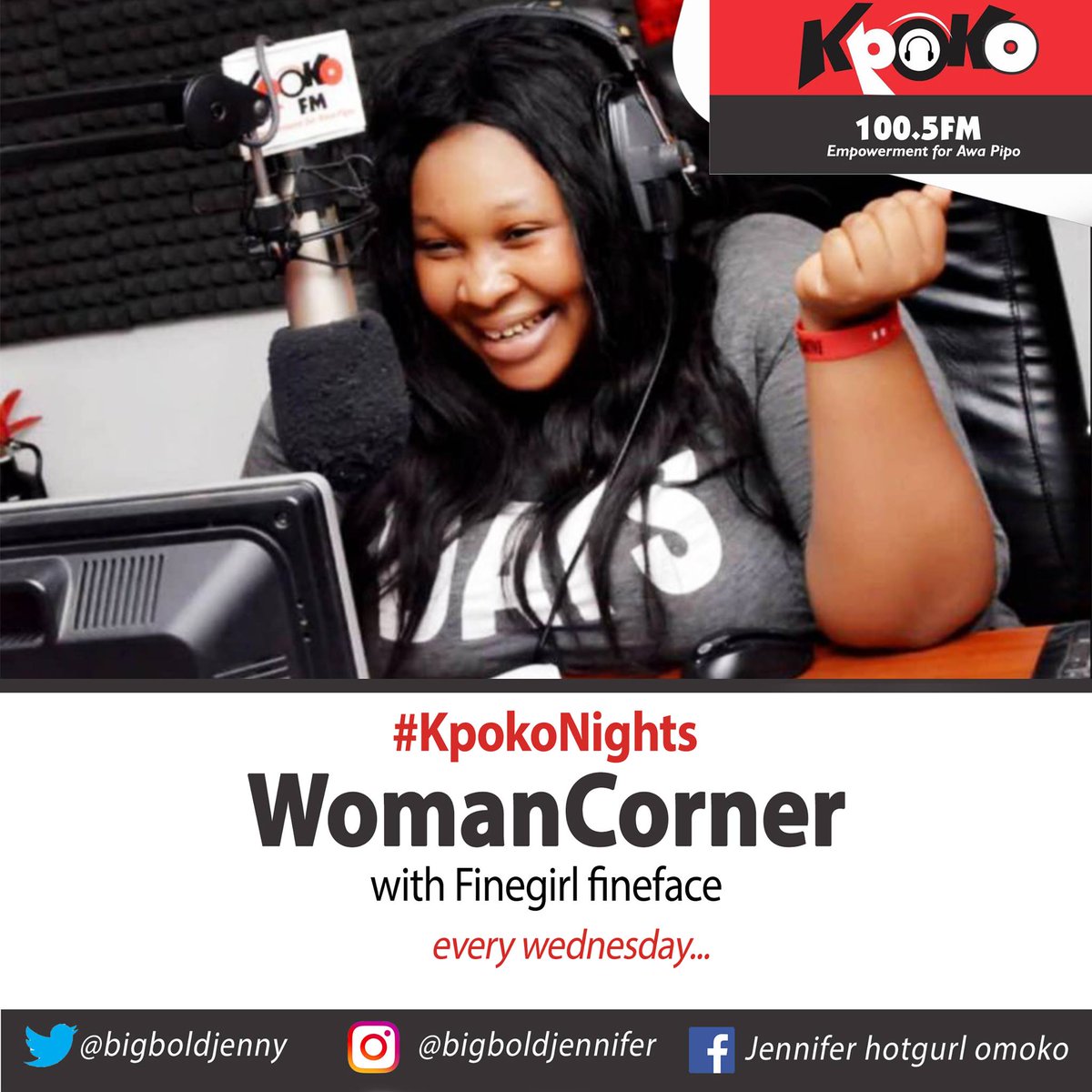 Kpoko1005FM's tweet photo. #KpokoNights dey on wit Jennifer Omoko (@bigboldjenny) base on #WomanCorner.
Today i wan ask e good to invest for your Ex Company?
E make sense to Get Relationship wit Ur Ex afta Breakup?
09090001005 https://t.co/t1LN7KM5NC