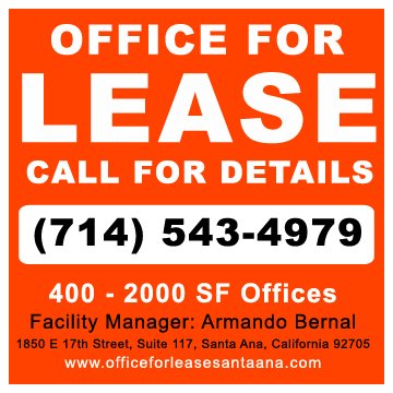 office_forlease's tweet photo. #officeforlease #santaana #orangecounty
https://t.co/udtMXzy0wL * 1850 East 17th St. Suite 117, Santa Ana, CA 92705 #rentcommercialoffice #RENTSPACE #businessoffice #officeforrent #officesforrent #oficinas #serentanoficinas #oficinacomercial #orangecountyofficespace #officespace https://t.co/XJIoYHdW81