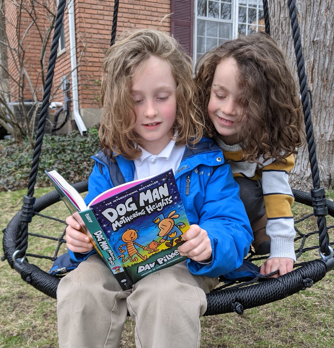 kbigwood's tweet photo. You know you're a #kidlit family when your 8-yr-old memorizes the release dates for all his faves. Thx @BookedEvanston for the near-instant gratification! #DogMan #PilkeyPower #Dyslexia https://t.co/qJMrCsJ62L